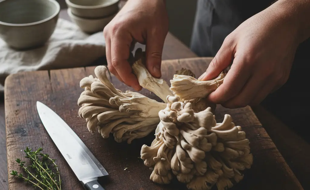 A Guide to Preparing and Cooking Maitake Mushrooms