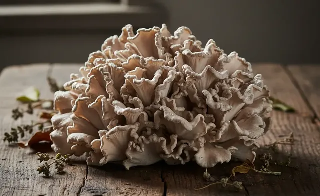 maitake mushroom scientific name: Grifola frondosa Facts