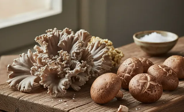 maitake mushroom vs shiitake: Key Differences Explained