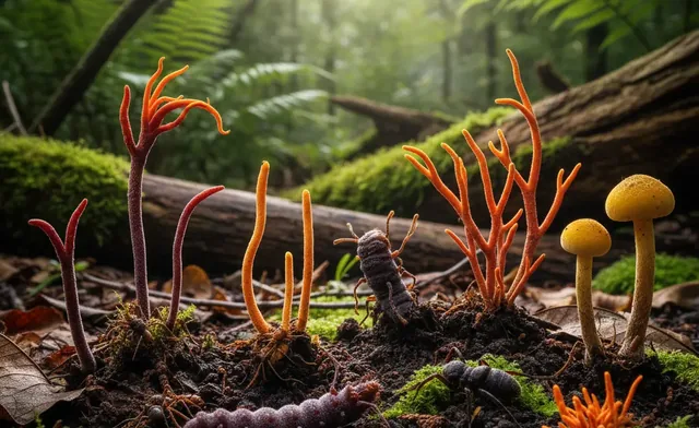 Exploring Diverse cordyceps mushroom types & Classification