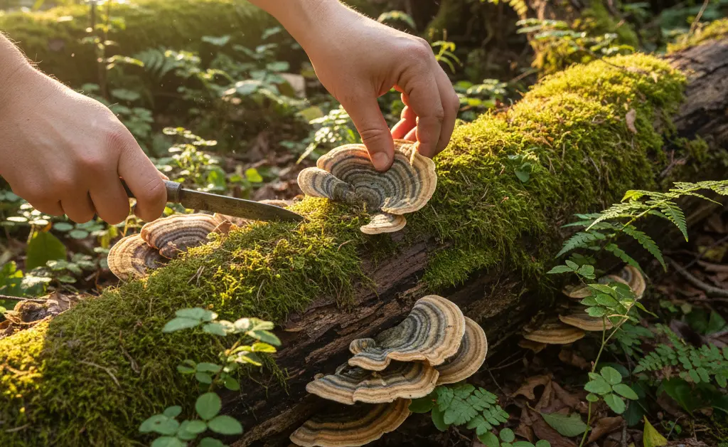Learn How to Harvest Turkey Tail Mushrooms Sustainably