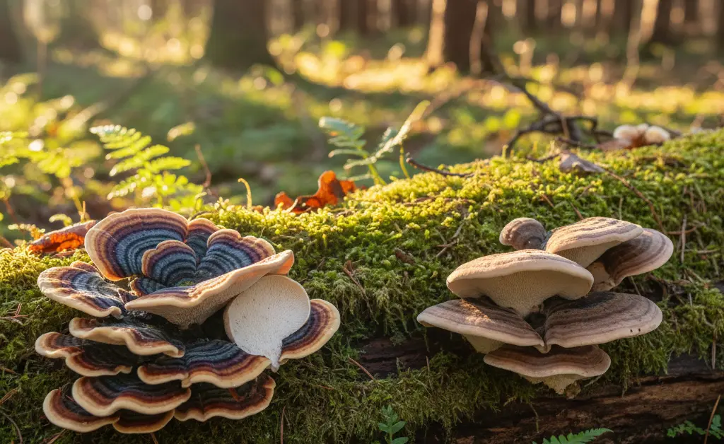 Identifying Authentic Turkey Tail Mushrooms from False Species