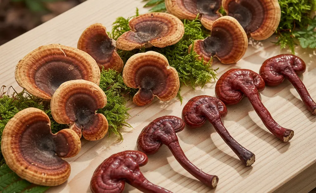 Unpacking the Differences: Turkey Tail vs Reishi Mushrooms