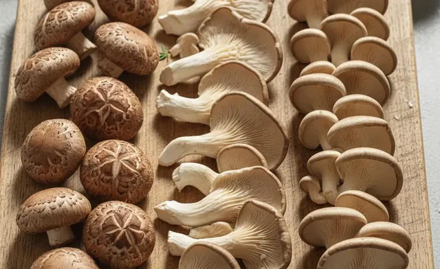 Shiitake Mushroom vs Oyster Mushroom: Taste, Uses, Growth