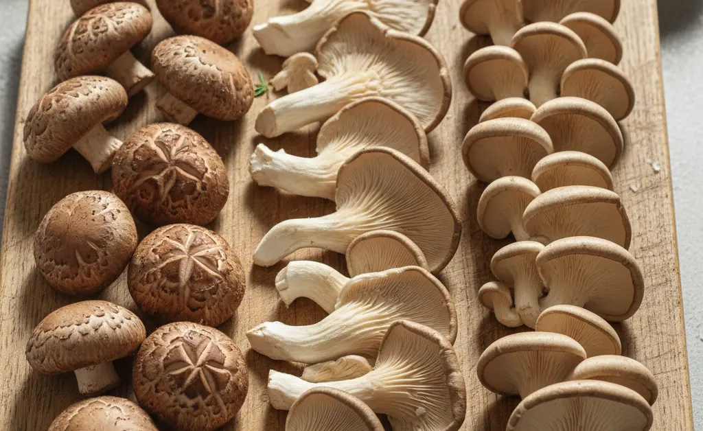 Deciphering Shiitake vs. Oyster Mushrooms: Taste, Growth & Uses