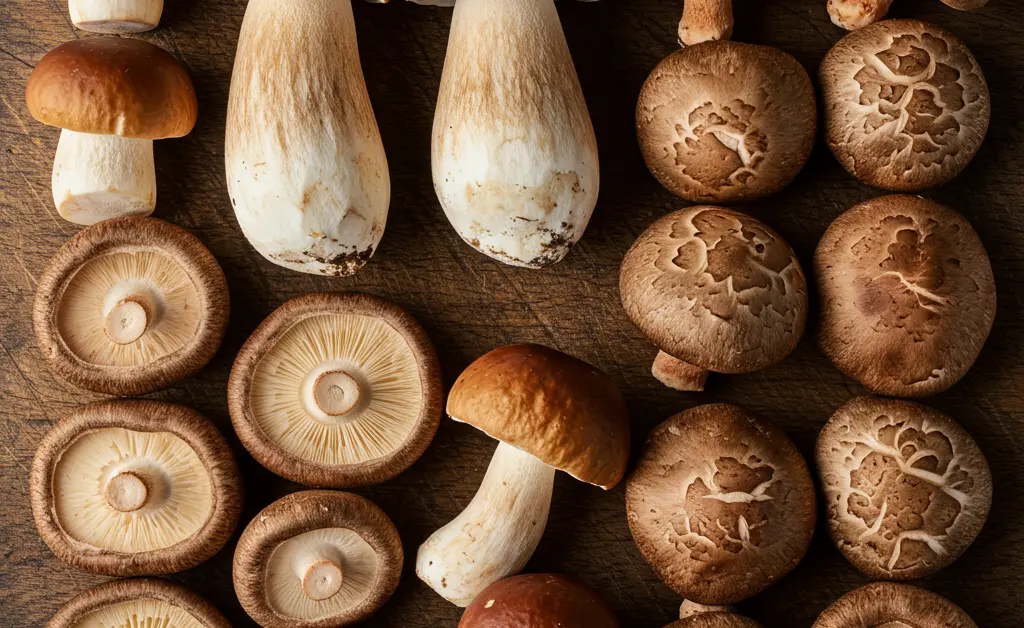 Porcini vs Shiitake: Decoding Their Taste, Texture, and Nutrition