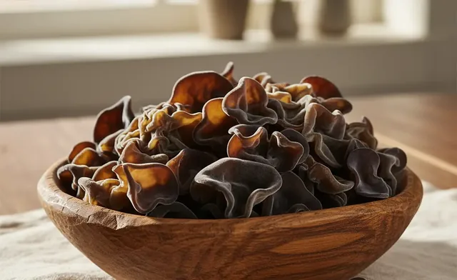 Organic Wood Ear Mushrooms: Fresh &amp; Dried