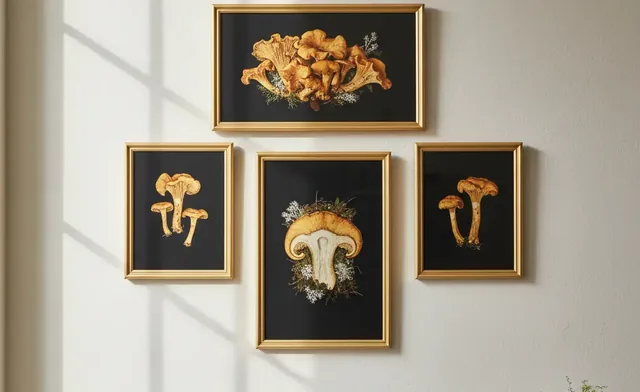Chanterelle Mushroom Art for Sale | Wall Prints & Decor