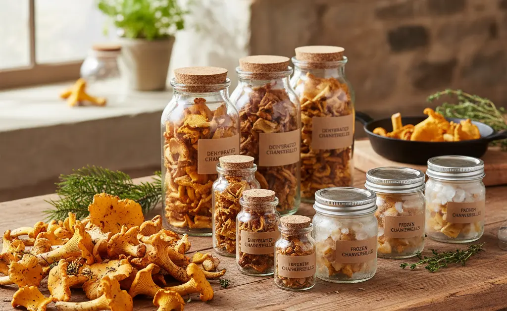 Optimal Methods for Chanterelle Preservation