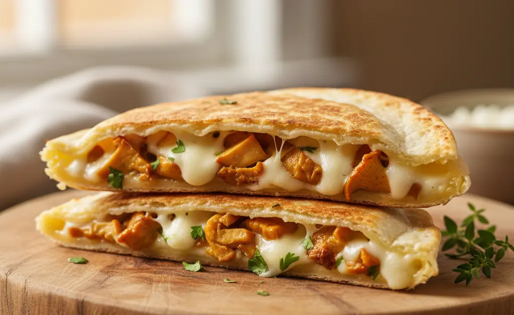 An Easy Recipe for Chanterelle Quesadillas