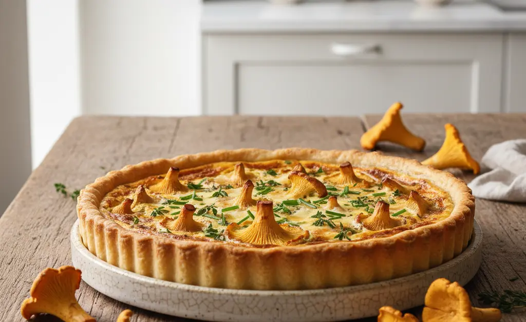 The Ultimate Chanterelle Mushroom Quiche Recipe