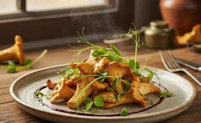 The Vegan Way with Chanterelle Mushrooms