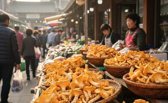 chanterelle mushrooms in korean: Name, ID & Where to Buy