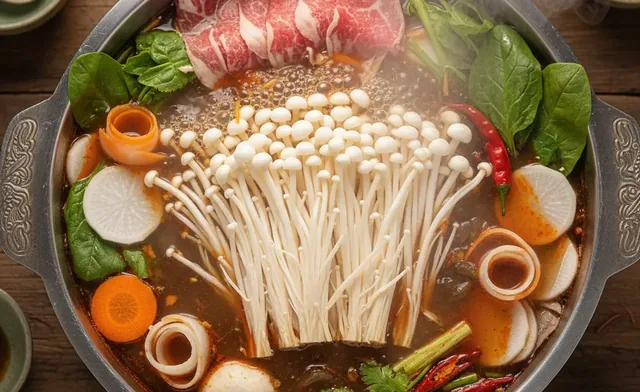 enoki mushroom for hotpot: A Guide to Prepping & Cooking
