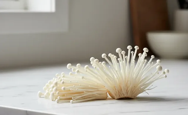 enoki mushroom nutrition Facts, Key Nutrients & Benefits