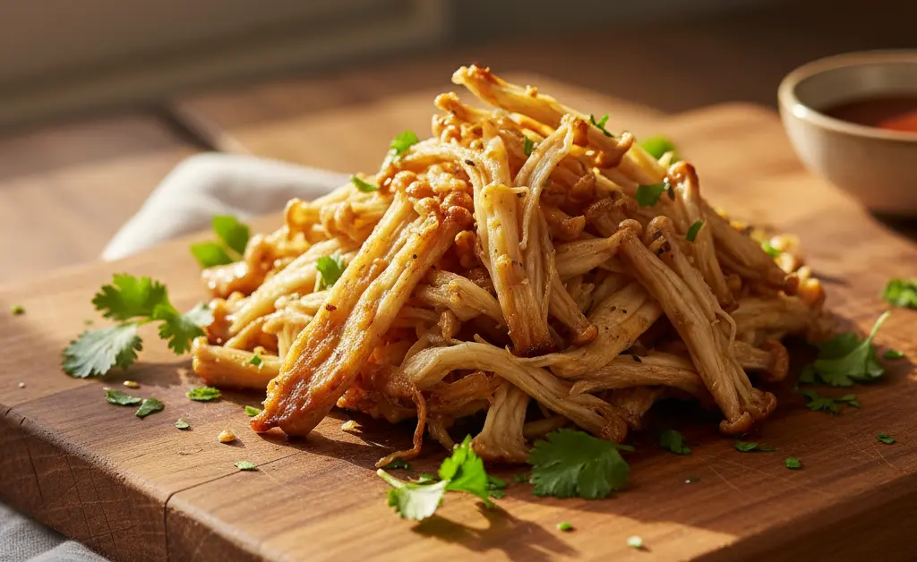 Crispy Baked Enoki Mushrooms: A Simple Oven Recipe