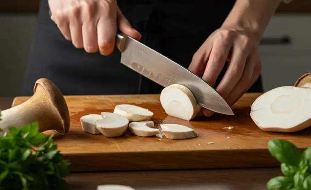 Learn how to prepare king oyster mushroom perfectly