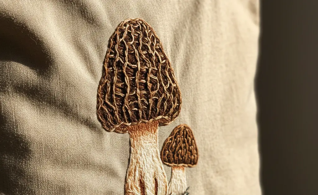 The Definitive Morel Mushroom Embroidery Collection