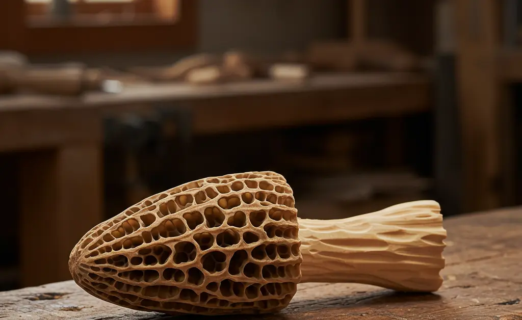 A Carver’s Guide to Morel Mushrooms in Wood