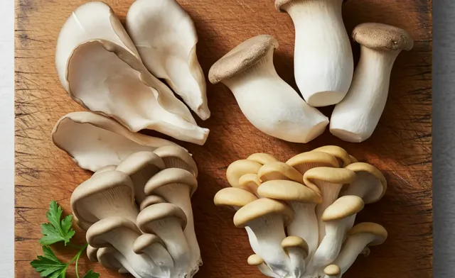 Oyster mushroom comparison: Varieties, flavor, texture, uses