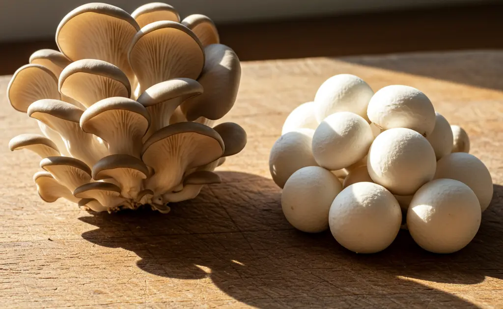 Oyster vs Button Mushrooms: Unpacking Their Distinct Differences