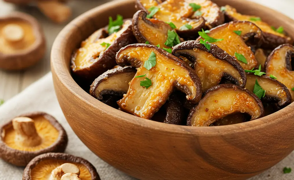 Crispy Air-Fried Shiitake Mushrooms: An Easy Recipe Guide