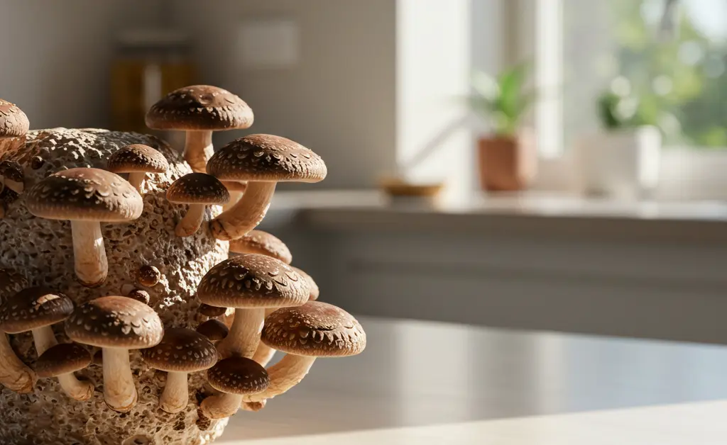Start Your Home Harvest with a Premium Shiitake Mushroom Growing Kit