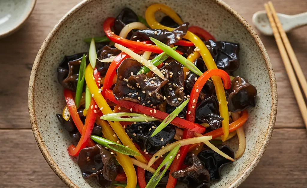 A Simple Recipe for a Classic Wood Ear Mushroom Stir Fry