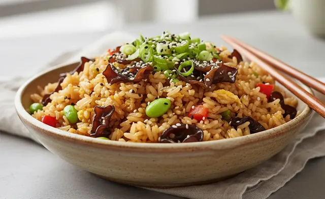 Simple & Delicious Wood Ear Mushroom Fried Rice