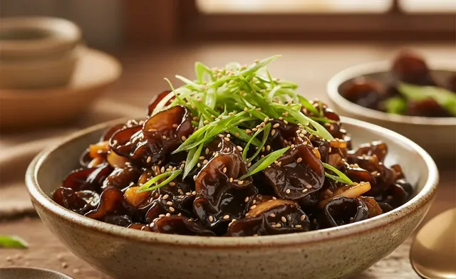 How to Make This Authentic Korean Wood Ear Mushroom Dish