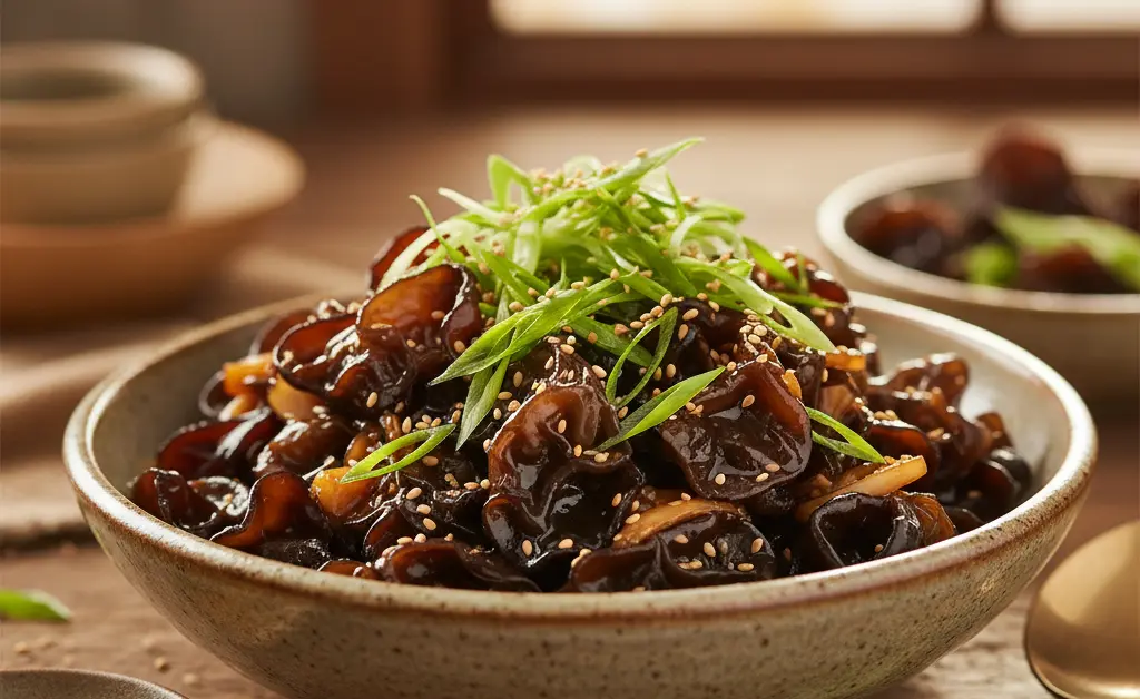 How to Make This Authentic Korean Wood Ear Mushroom Dish