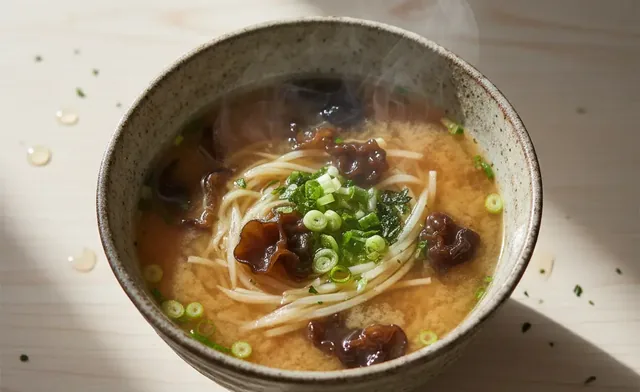 A Simple Recipe for Wood Ear Mushroom Miso Soup
