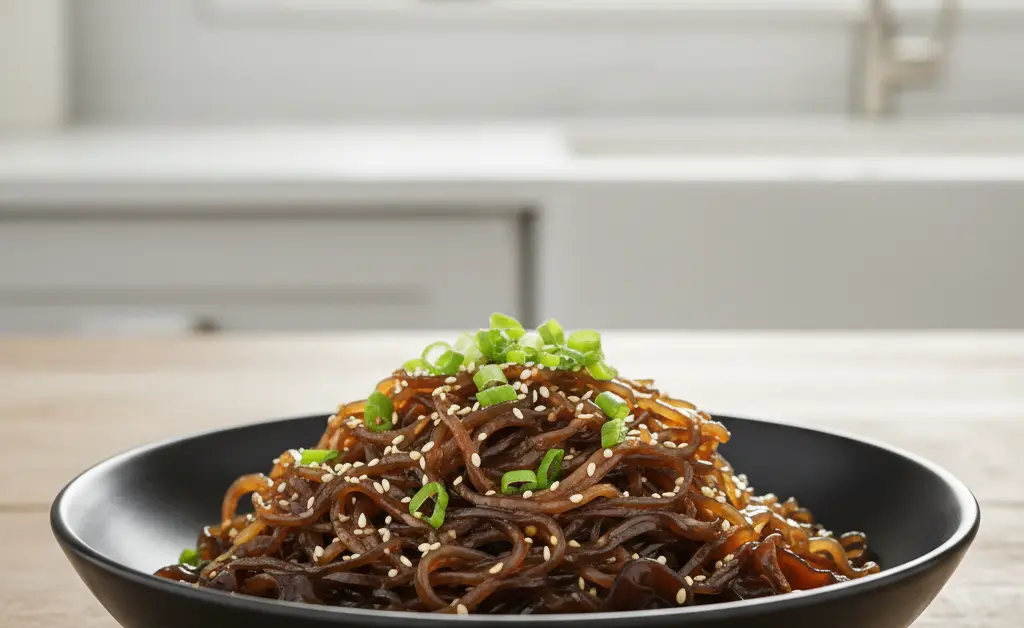 How to Make Simple Wood Ear Mushroom Noodles