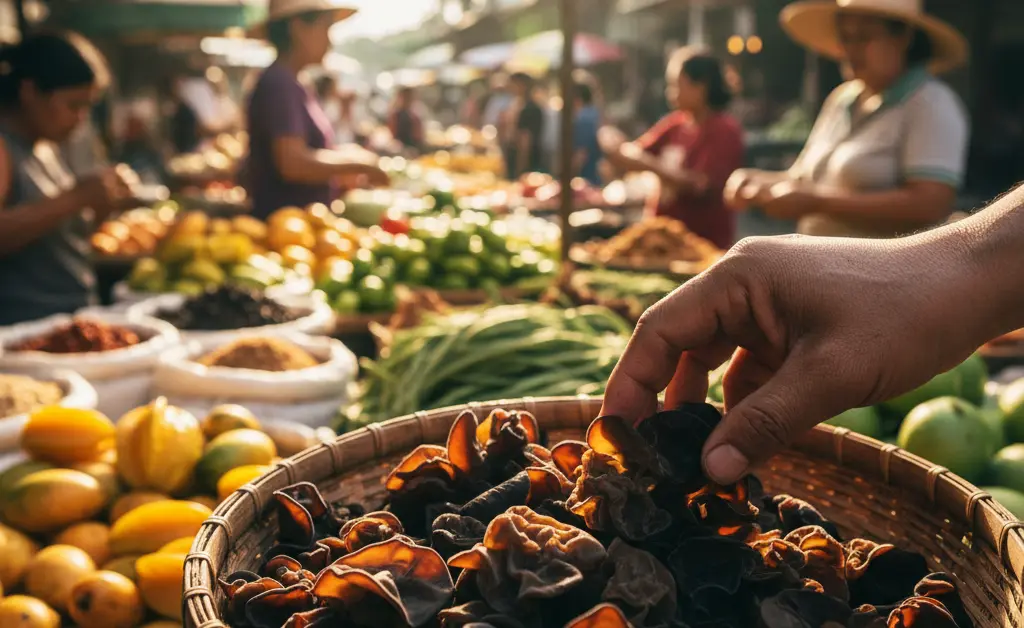 Buying Wood Ear Mushrooms in the Philippines