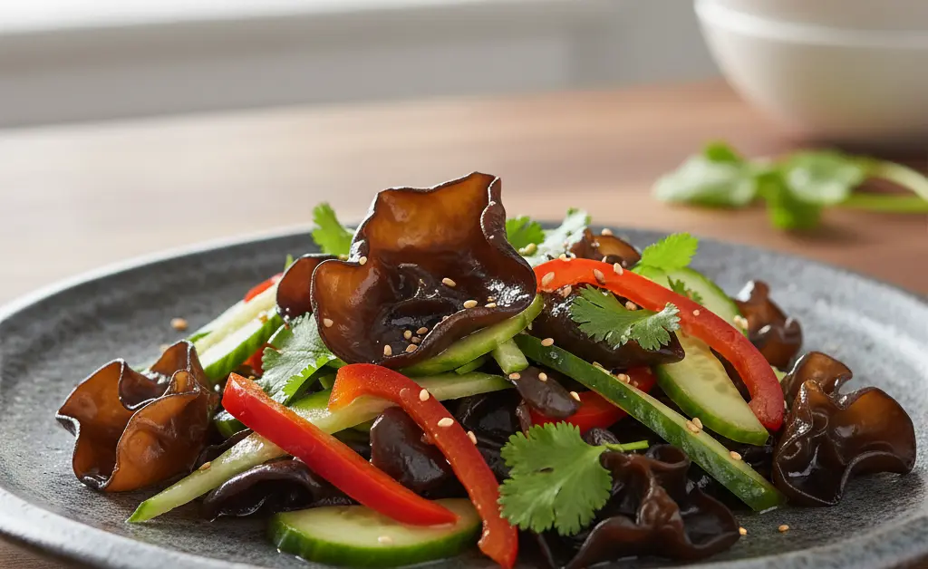 How to Make Wood Ear Mushroom Vinegar Salad