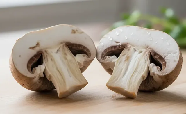 Should You Eat Button Mushrooms That Are Black Inside?