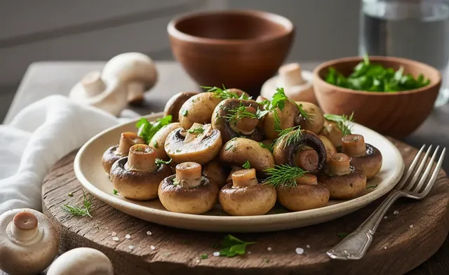 The Role of Button Mushrooms in a Weight Loss Diet
