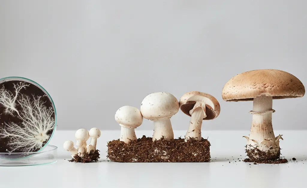 The Button Mushroom Life Cycle, Explained