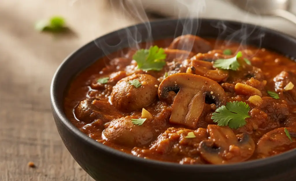 How to Make Perfect Button Mushroom Masala