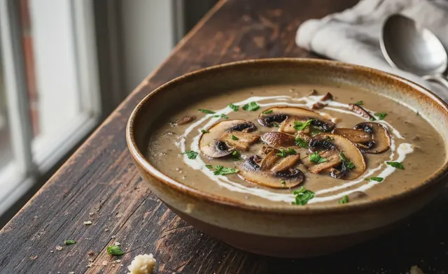 How to Make the Best Creamy Mushroom Soup - Easy Recipe