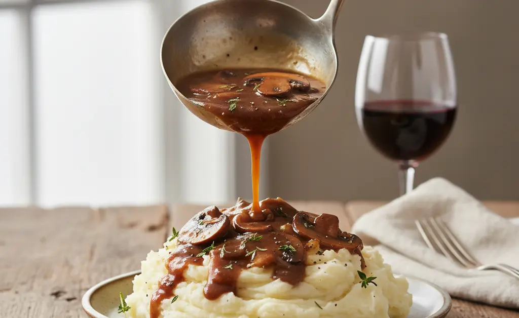 Simple Cremini Mushroom Gravy From Scratch