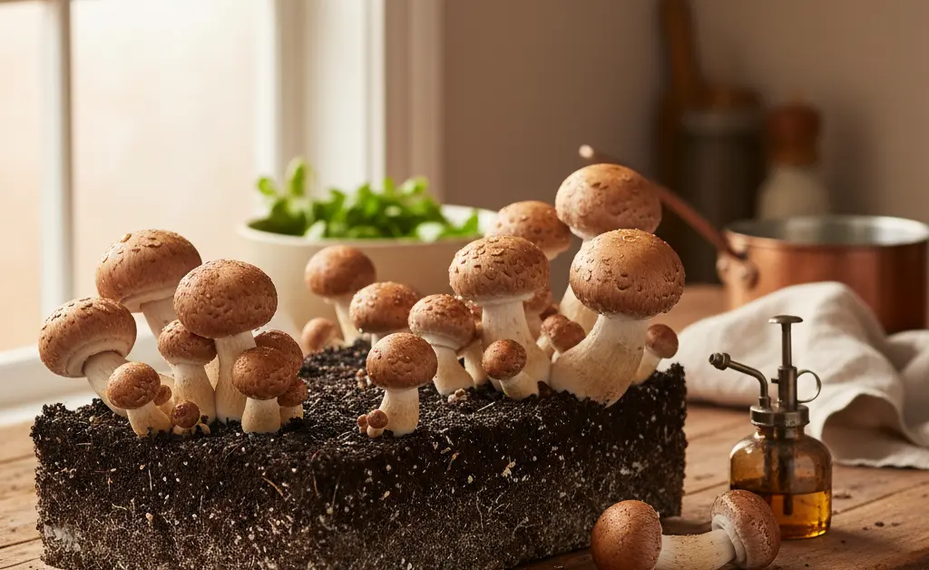 How to Grow Cremini Mushrooms at Home With a Kit