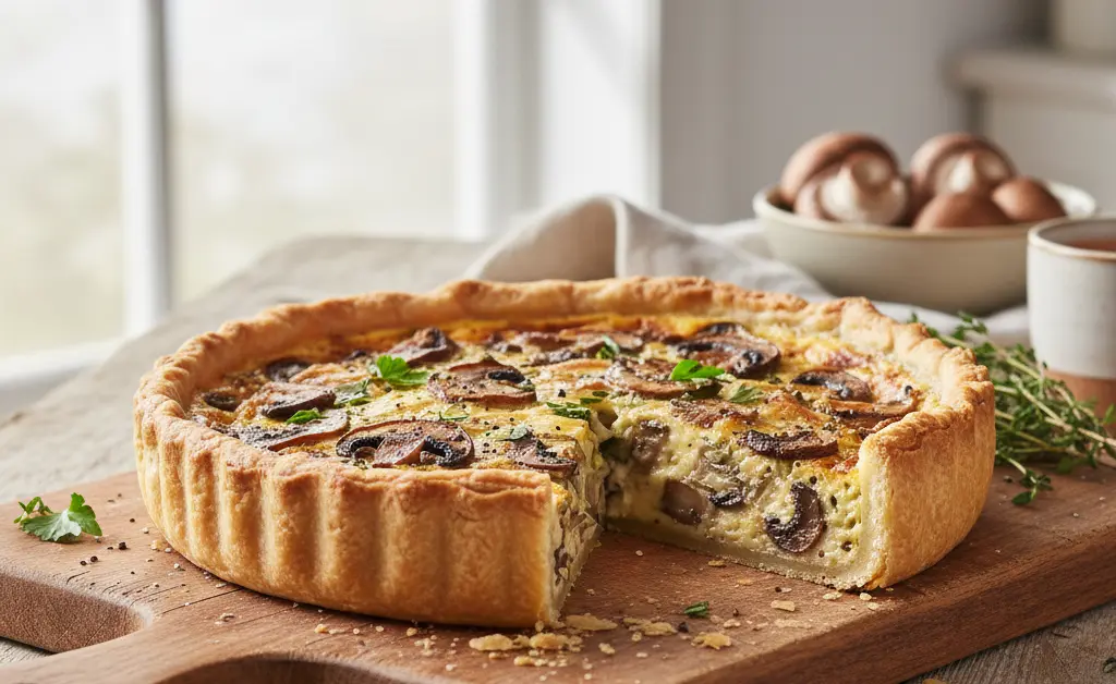 How to Make the Perfect Cremini Mushroom Quiche