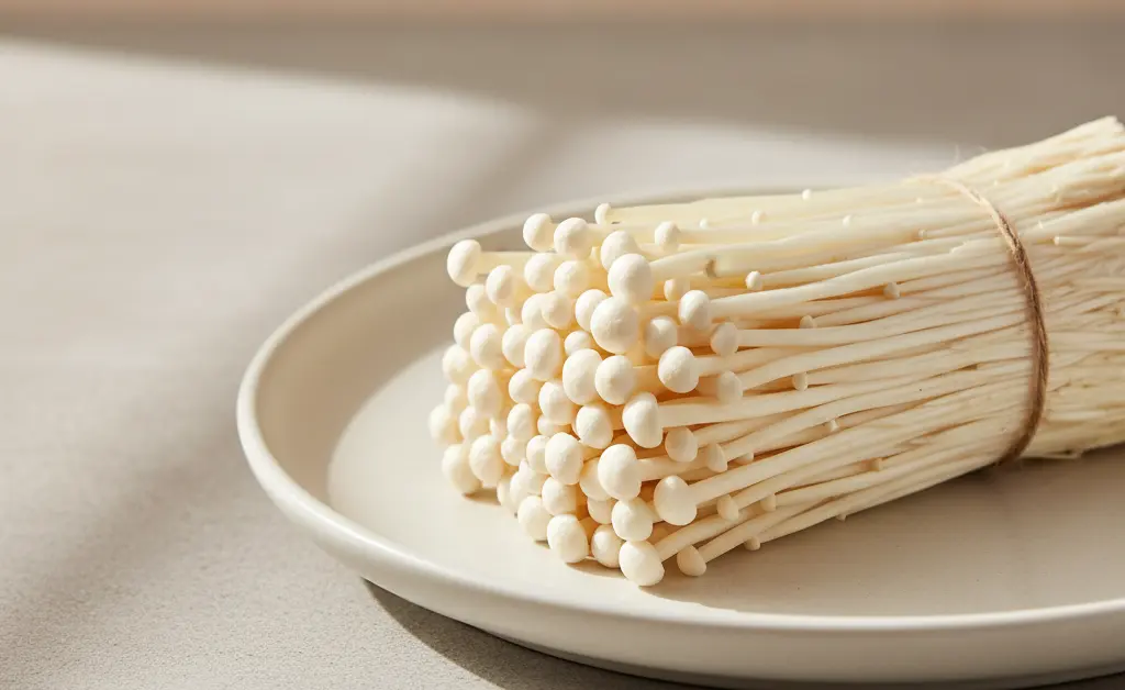 Fresh Enoki Mushrooms Delivered from Amazon
