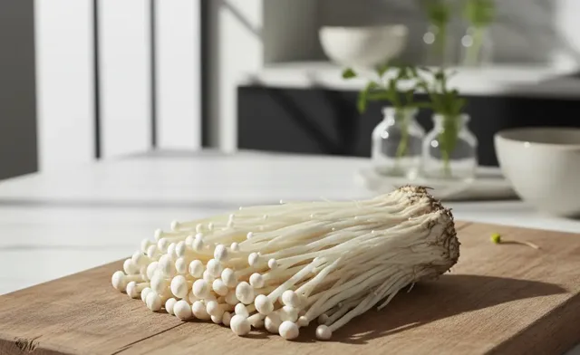 Buy Fresh enoki mushroom delhi Online | Fast Home Delivery