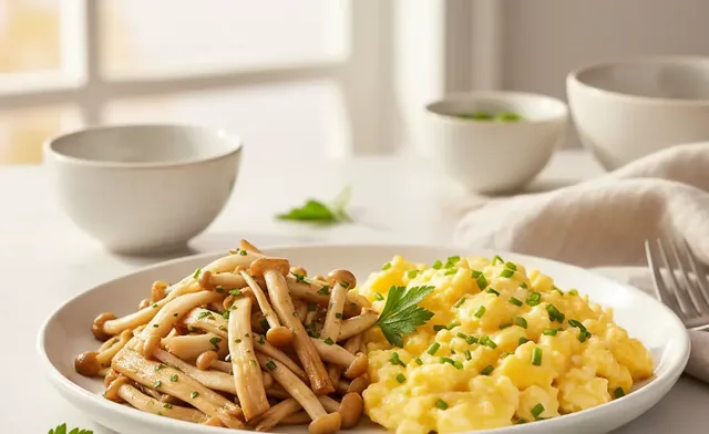 Easy enoki mushroom for breakfast Recipes and How-Tos