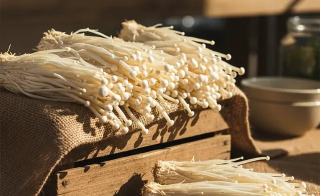 Fresh enoki mushroom for sale | Buy Online & Get Delivery