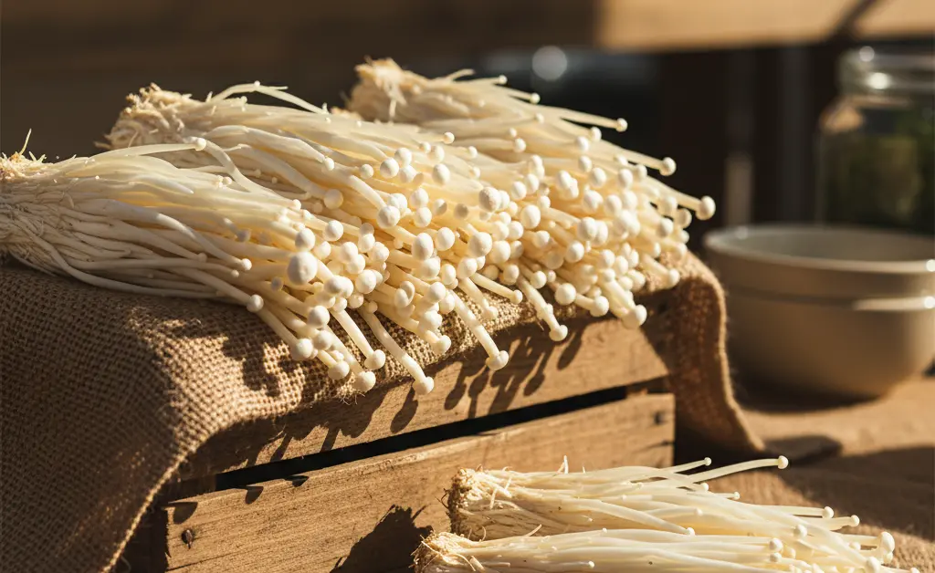 Your Online Source for Fresh Enoki Mushrooms