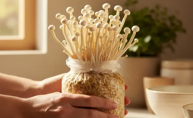 enoki mushroom grow kit for Sale & How to Grow Guide