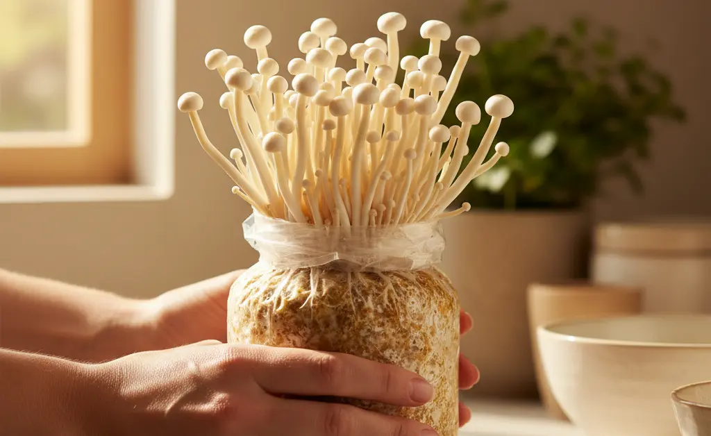 Enoki Mushroom Grow Kits: A Complete Guide